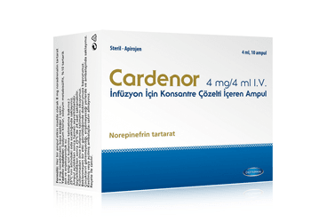 CARDENOR 4 MG/4 ML IV INFUZYON ICIN KONSANTRE COZELTI ICEREN 10 AMPUL